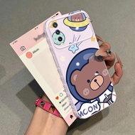 Casing hp for VIVO Y20 Y20s Y20i Y20t Y20G Y12s Y12a Y11s Y30G Y33t Y33s Case Cute Astronaut Bear Mo