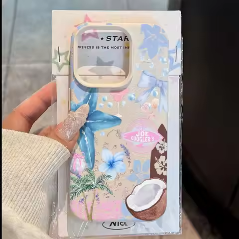 Pattern Collage Printed Design Phone Case For iPhone 17 Air 11 13 14 12 15 16 Pro Max XS XR 7 8 Plus