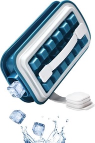 Others - 冰球模具托盤 | 帶蓋水合物瓶冰格 - 塑膠製冰機 - 破冰器冰格 - 空間優化設計製冰機托盤，適用於小型冰櫃 - 防溢冰格，可隨時清潔保鮮 - 綠色