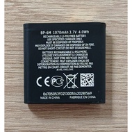 แบตเตอรี่ For Nokia Model BP-6M  สำหรับ Nokia N73 N93 N6280 N3250 รับประกัน 3เดือน