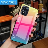 [A17] Vivo Y02S Case Vivo Y02S Glitter Glass Softcase/ Vivo Y02S Phone Case/ Vivo Y02S Case/