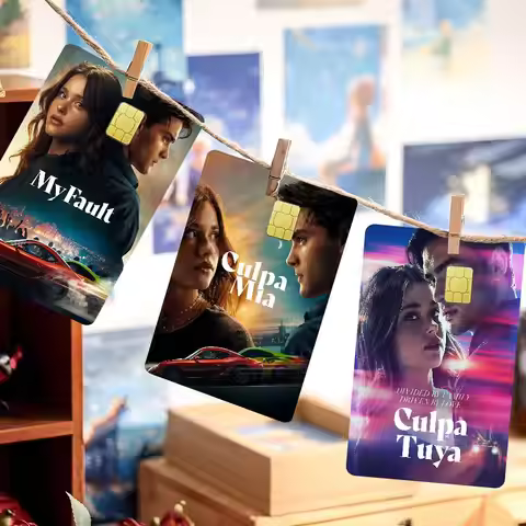 My Fault Culpa Mia 2023 Movie Game Film Cover Sticker Case For Small Chip Credit Debit Card Front Si