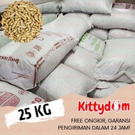KITTYDOM Sekam Pellet 25 Kg 1 Karung Pelet Alas Kandang Kucing Kelinci Hamster Hewan Pet Bedding Pas