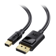 Cable Matters 4K Mini DisplayPort to DisplayPort Cable (DisplayPort to Mini DisplayPort) in Black 6 