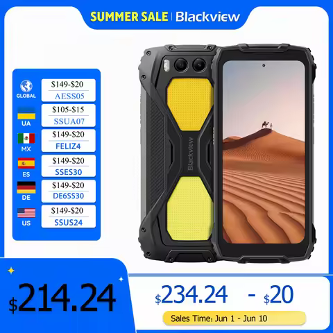 Blackview BV7300 Rugged Phone, 6GB+256GB, Android 14 Gaming Phone,15000mAh+45W Rugged Smartphone, 50