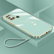 Phone Case Casing OPPO Realme 7I C17 RMX2103 RMX2101 Electroplated silica gel