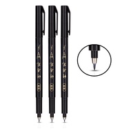 Deli Calligraphy Brush Pen Thick and Absorbent Japanese Chinese Art Jawi Lettering Tulisan Pen Art