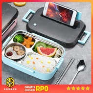 UPORS Stainless Steel Lunch Box 4 Grid 1.5L - UP4 Original 99 Square