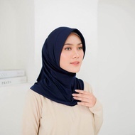 PUSSAT Clemira Jilbab Bergo Pet Sport Spandek Jersey Hijab Voli Megawati Red Spark Hijab Olahraga Si