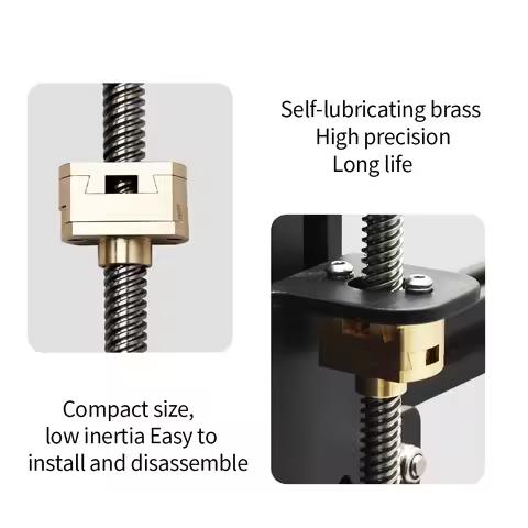 3D Printer Oldham Coupling 18mm High Quality Coupler With T8x8mm Nut For Ender3/CR10 T8 Z-axis Screw