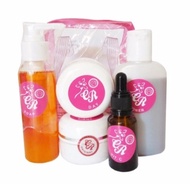 Paket Cream CR Pink Asli - Krim CR Pencerah Wajah 5 in 1