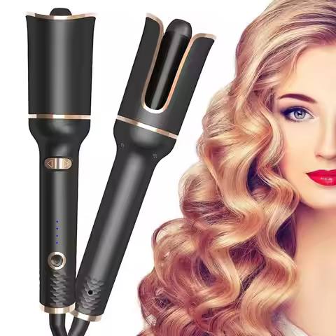 Automatic Hair Curler Auto Hair Curling Iron Ceramic Rotating Air Curler Air Spin Wand Styler Curl M