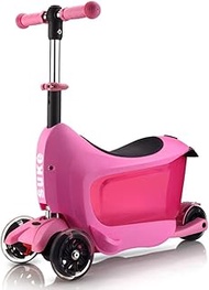 WHTBB Scooters, Kick Scooters for Boys Girls Kids, Child Scooter Pedal Slippery Car 1-6 Years Old Baby Can Sit Flash Multifunction Kids Trike