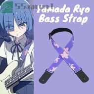 AARON1 Bocchi The Rock Guitar Strap, Japanese Anime Guitarhero Yamada Ryo Bass Strap, Anime Merchand