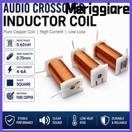 MERIGGIARE Speaker Crossover Inductor Coil, 0.62MH 0.75mm Audio Inductor Coil, 4-6A Pure Copper Indu