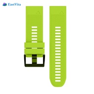 Eastvita Soft Silicone Sport Band For 26mm Garmin Fenix 5X  225mm Wrist Bracelet Strap For Garmin Fe