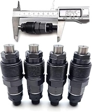 4PCS New 4JG2 Fuel Injector 8-97140624-0 8971406240 Compatible with Isuzu 4JG2 Diesel Engine