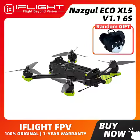 iFlight Nazgul XL5 ECO V1.1 6S Analog Drone BNF with XING-E Pro 2207 1800KV Motors BLITZ 5.8G 1.6W V