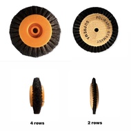 2 rows/4 rows Wheel Bristle Brushes For Jewellery Cleaning And Polishing/ Jewellery Polishing Tools