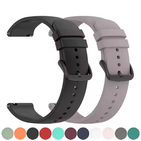 22mm Silicone Strap For Garmin Venu 3 2 Watchband Bracelets For Garmin Forerunner 265 255 Music 570 
