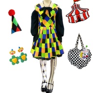 Thrift 2hand clowncore lolita style cosplay dress