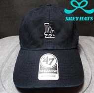 [SREY帽屋]現貨★47 Brand CLEAN UP MLB  洛杉磯道奇 LA黑白小LOGO 美國限定 棒球帽老帽