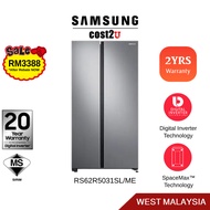 [Metal Cooling] Samsung 680L Inverter Side by Side Refrigerator | RS62R50312C RS62R5031SL Fridge Peti Ais 电冰箱
