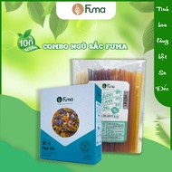 Fuma five-color product set Combo | 5 boxes of five-color pasta + 5 bags of five-color noodle soup |