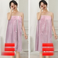 Pure Cotton Beauty Salon Bath Robe Womens Sauna Suit Wrap Chest Nightgown Home Textile Towel/Bath To