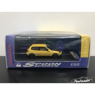YM Model Spoon Sports Honda Civic EG6 - Yellow w/ Carbon Hood Malaysia Exclusive [Resin]