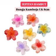 Jedai frangipani UK 5cm & 8cm Wholesale 1 gross 144pcs Frangipani Clip-on/ Size 5cm, 7cm & 8cm Hibis