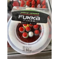 Jakkaru Fukka Fluorocarbon Fishing Leader Line 100m size 15 20 30 40 50lbs