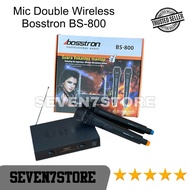 Bosstron Mic Wireless Double BS-800 2Pcs Karaoke Microphone