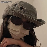IESPOIR1T1 Grunge Cowgirl Hat, Lightweight Cute Grunge Cowboy Hat,  Breathable Soft Comfortable Hat 