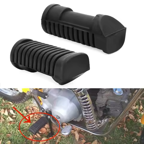Foot Peg Rubber Nonslip Footrest Pedal Foot Peg Cover Set for Honda CT90 CL77 CB CL100 125 175 350 4