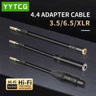 YYTCG Balanced 4.4 Revolution 3.5mm four-core xlr female 6.5/6.35 female audio cable Headphone adapt