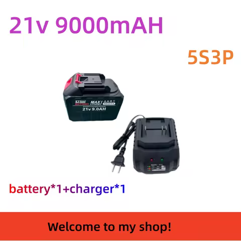 for Makita 21V 9.0Ah Smart Battery 5S3P Li-ion Pack 2H Fast Charging Overheat Protection for Power T