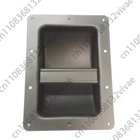 LLH Black Metal Recessed Bar Handles For JBL Speaker Cabinet 220mmx162mmx60mm