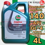 Castrol Axle Gear Oil SAE140 4L Perodua Kembara Toyota Avanza Fortuner Mitsubishi Storm Belakang Min