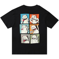 R RIPNDIP Cheap Cat Short-Sleeved T-Shirt Men Women Couples FRUSTRATION Be A Grimace Cartoon【พร้อมส่