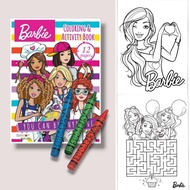 Barbie Coloring Activity Book Birthday Party Giveaway Souvenir
