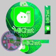Michat wall sticker request name