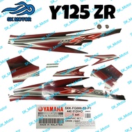 Yamaha Y125Z Y125ZR 125Z 125ZR Y125 Stripe Sticker Graphic Red Maroon Merah DRMK 5XK7 Body HLY 5XK-F