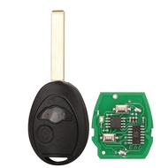 ตัวควบคุมกุญแจรีโมทแบบ2ปุ่ม315/433 Mhz สำหรับ Bmw Mini Cooper R50 R53 PCF7931/7935ชิปส่งผ่านสัญญาณ
