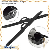 MELIFLUO Swimming Fin Strap, Elastic Durable Flippers Fin Strap, Accessories Adjustable Diving Buckl