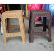 New meatball bench - rattan chair - meatball chair - thick plastic rattan bench