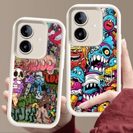 Case for OPPO A5X A79 A5 A3X A3 Pro 5G Soft White E82 Trippy