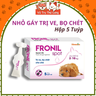 Nhỏ Gáy Trị Ve Rận Bọ Chét Cho Chó Fronil Hộp 5 Tuýp