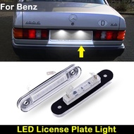 For Benz E-Class W124 190 W201 C-Class W202 Car Rear white LED license plate light number plate lamp