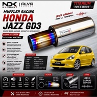 Jazz gd3 muffler evo s titanium series carknalpot NDK EXHAUST racing car EXHAUST